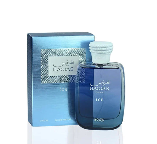 HAWAS ICE MEN EDP - 100ML (3.40z)